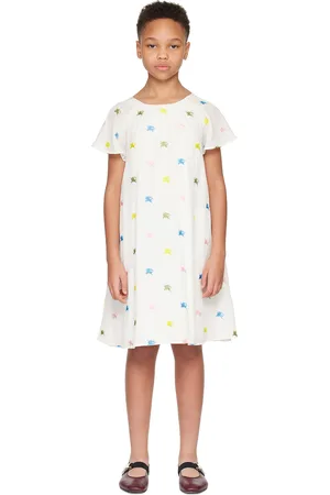Burberry Kids White EKD Dress