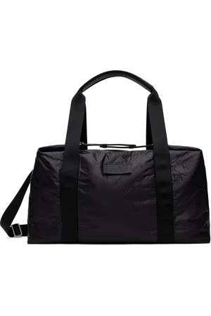 Maison Margiela Black Crunched Nylon Weekend Bag