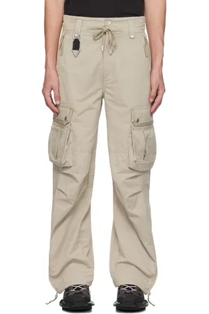 C2H4 Beige Volcano Cargo Pants