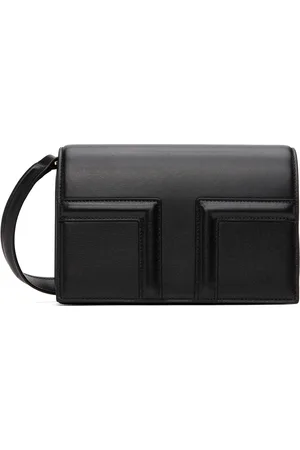 Totême Black Mini T-Flap Bag