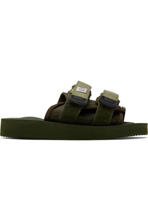SUICOKE Khaki MOTO-Cab Sandals