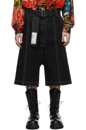 LU’U DAN Utility Denim Shorts