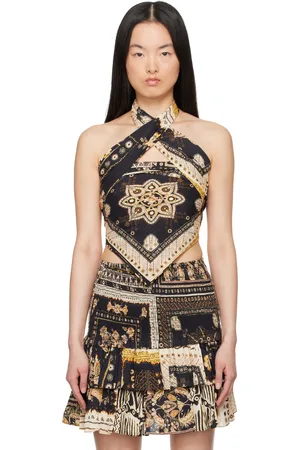 Isabel Marant Black & Yellow Feyza Camisole