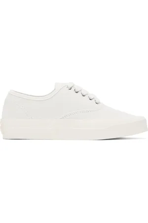 Maison Kitsuné White Olympia Le-Tan Sneakers