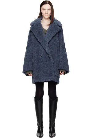 Max Mara Blue Tedgirl Coat