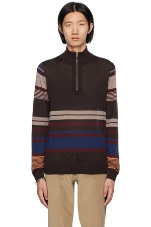 Paul Smith Brown Striped Sweater