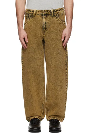 DIME Yellow Classic Baggy Jeans