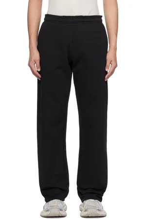 Entire Studios Black Straight-Leg Sweatpants