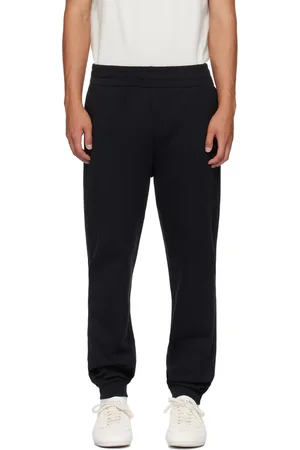Moncler Black Plaque Sweatpants