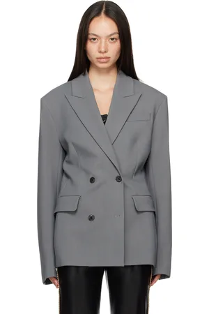 Nanushka Gray Laane Blazer