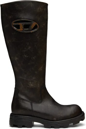 Diesel Brown D-Hammer Hb D W Tall Boots