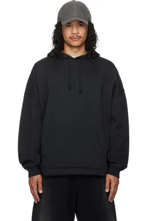 SKIMS Black Fleece Lounge Oversized Hoodie