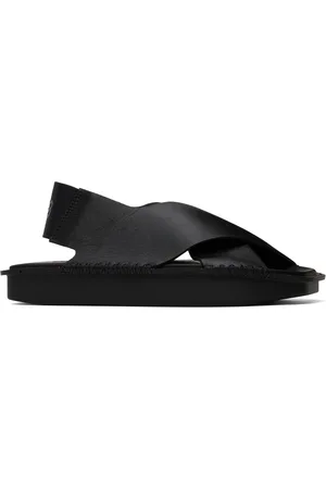 Y-3 Black Sport Style Sandals
