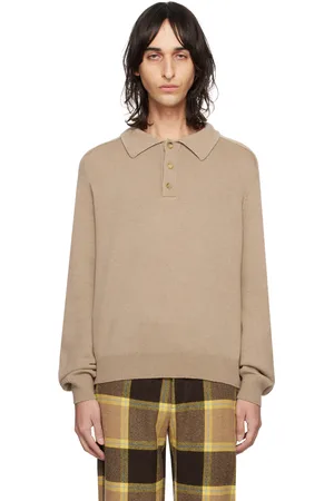 BODE Beige Spread Collar Polo