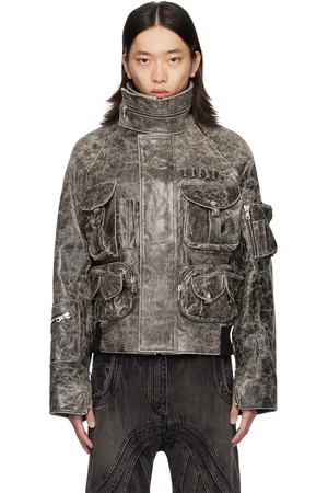 NO/FAITH STUDIOS Multipocket Leather Jacket