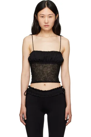 DANIELLE GUIZIO Ruched Tank Top