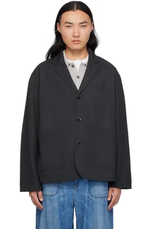 NANAMÍCA Gray Cavalry Twill Club Blazer