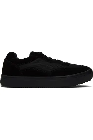 Comme des Garçons Black Suede & Mesh Sneakers