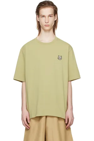 Maison Kitsuné Green Bold Fox Head T-Shirt