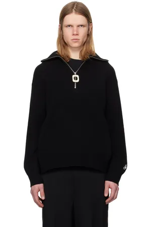 J.W.Anderson Black Half-Zip Sweater