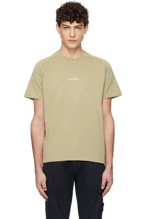 Stone Island Brown Organic Cotton Jersey T-shirt