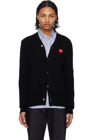 Comme des Garçons Black Invader Edition Heart Cardigan