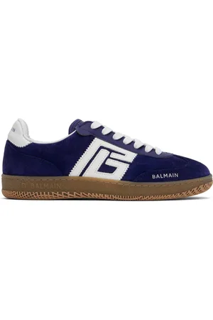 Balmain Blue Swan Sneakers