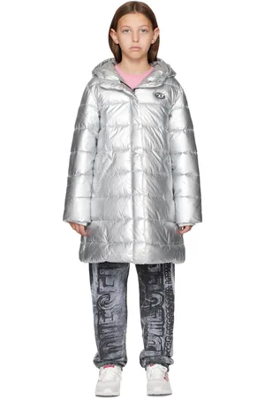 Diesel Kids Silver Jauwtjannikht39 Puffer Jacket