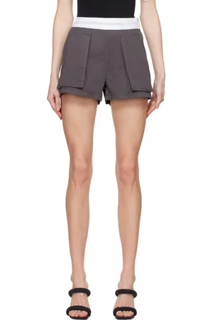 Alexander Wang Gray Cargo Rave Shorts