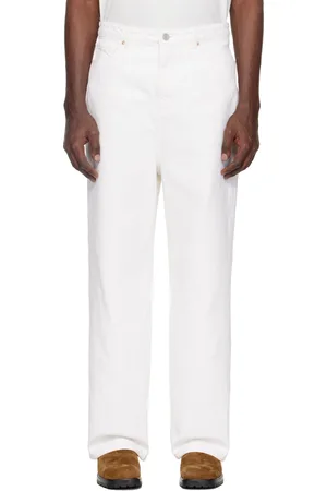 Recto White Wide Jeans