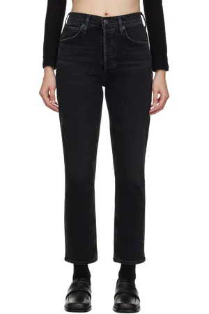 AGOLDE Black Riley Jeans