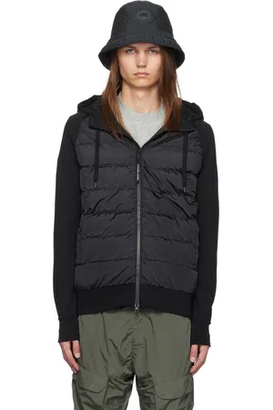 Canada Goose Black Hybridge Huron Zip Down Jacket