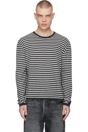 Gimaguas Gray & Black Boulder Stripe Sweater