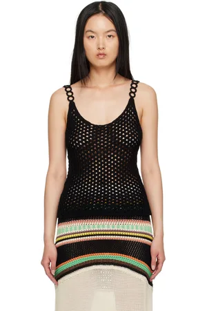 Chloé Black O-Ring Tank Top