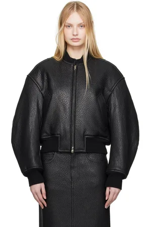 Alexander Wang Cropped Leather Jacket