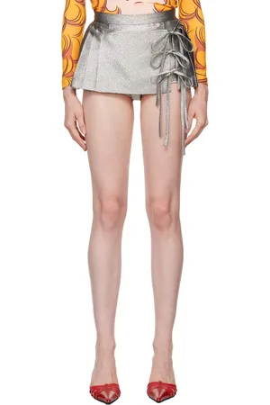 pushBUTTON Side Slit Open Micro Skort