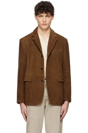 Tonywack Brown Suede Tailored Leather Jacket