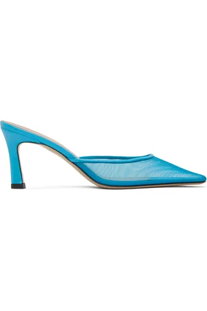The Attico Blue Juno Mules