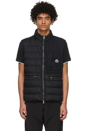 Moncler Navy Down Capy Vest