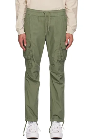 JOHN ELLIOTT Green Relaxed Cargo Pants