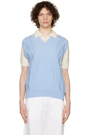 Viktor & Rolf Blue V-Neck Vest