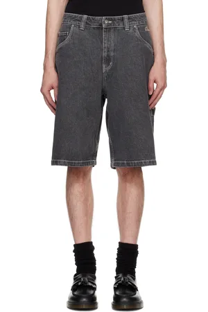 DIME Black Classic Denim Shorts