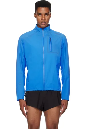Soar Running Blue Rainout Shell Jacket
