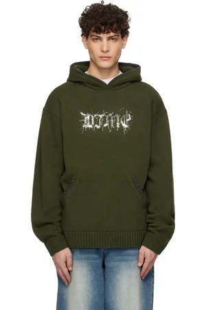 DIME Green Hardcore Wool Hoodie