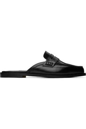 Manolo Blahnik Black Perritamu Mules