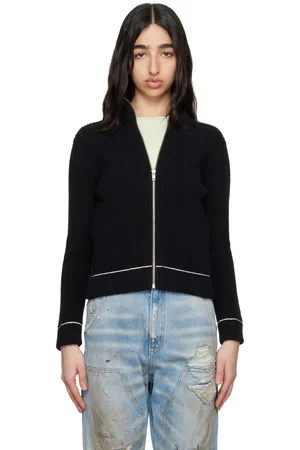 Maison Margiela Black Slitted Camionneur Track Jacket