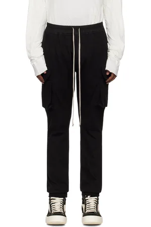 Rick Owens Black Porterville Mastodon Cut Cargo Pants