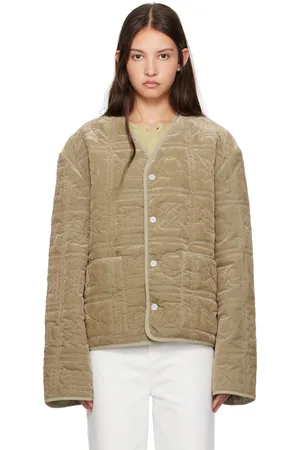 Nanushka Tan Adara Jacket