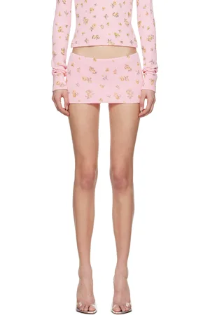 DANIELLE GUIZIO Pink Thermal Skort