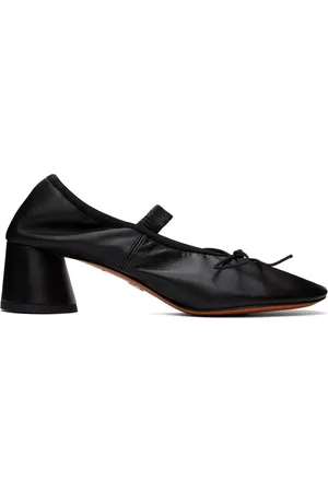 Proenza Schouler Black Glove Mary Jane Heels